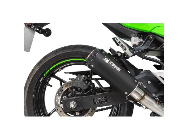 Scorpion Red Power. Black Ceramic. Komplett anlegg bilde 3