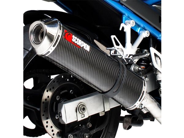 Scorpion Factory round. Carbon .Slip-On. bilde 6