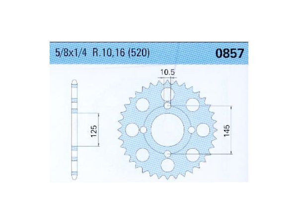 BAK DREV  857 - 38 C   KAN AVVIKE FRA STANDARD TANNTALL! bilde 1