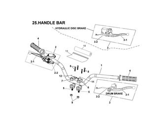 HANDLE BAR (DRUM BRAKE)