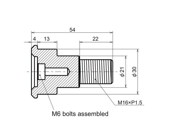 Bar end adapter til speil bilde 3