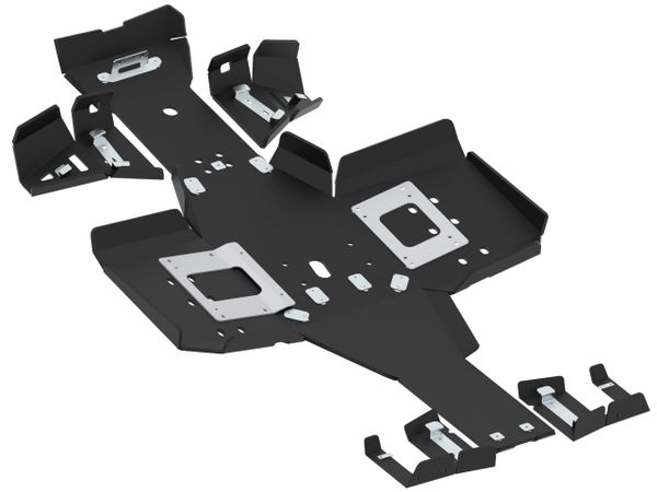 Bukskjold/Skidplate kit. Aluminium. Polaris bilde 2