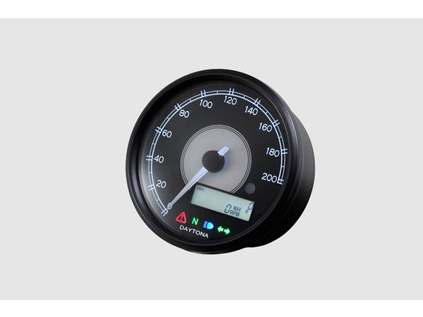 VELONA80 SPEEDOMETER  200, BLACK bilde 1