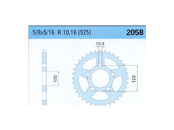 BAK DREV  2058 - 43 ED   KAN AVVIKE FRA STANDARD TANNTALL! # bilde 1