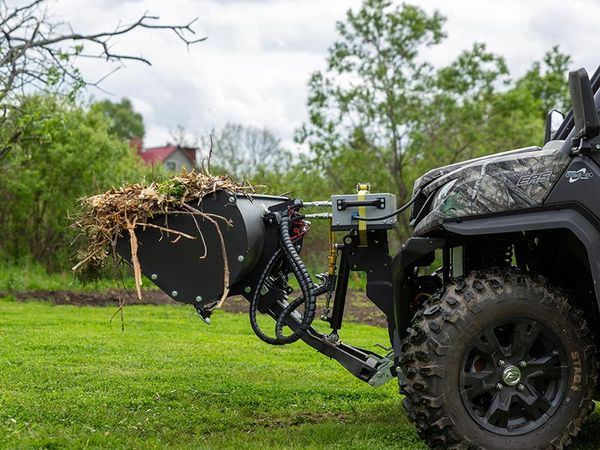 Iron Baltic 150cm skjær i plast med UTV frontmontert pushtube bilde 2