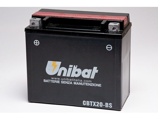 Unibat MF batt med syrebeholder(CBTX20BS) bilde 1