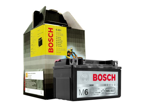 BOSCH Battery YTX7L-BS m/syrebeholder # bilde 1