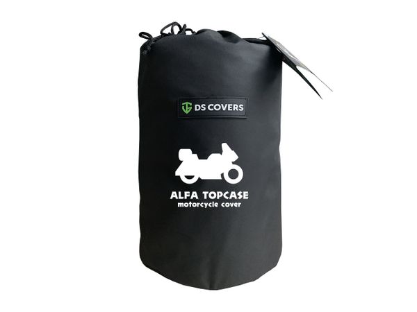 DS COVERS - ALFA utendørstrekk til motorsykkel med toppboks bilde 2