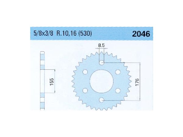 BAK DREV  2046 - 43 C bilde 1