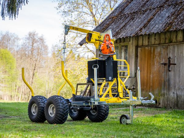 Bagasjeboks med motorsagholder bilde 4