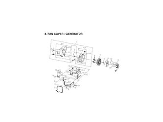 FAN COVER, GENERATOR