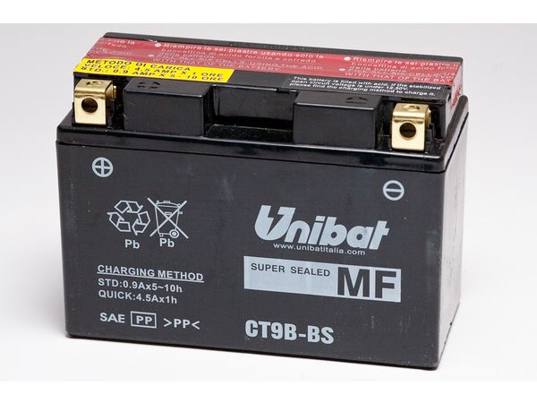 Unibat MF batt med syrebeholder(CT9BBS) bilde 1