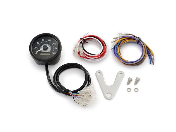 VELONA60 SPEEDOMETER 140 W/INDICATORS, BLACK bilde 2