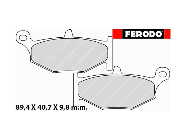 Ferodo bremsekloss Sinter til 1 bremseskive bilde 1