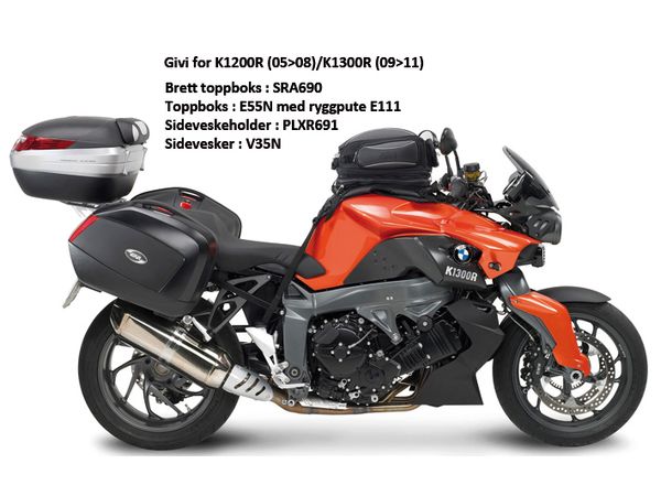 Givi bagasjebrett monokey i børstet aluminium BMW bilde 2