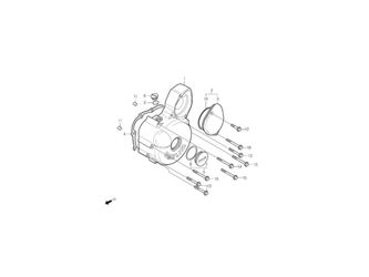 LEFT CRANK CASE COVER