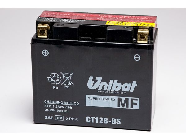 Unibat MF batt med syrebeholder(CT12BBS) bilde 1