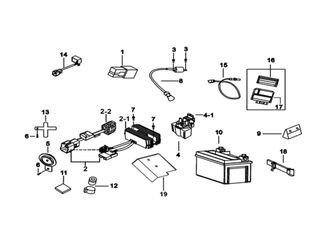 BATTERY, START MAG , IGN COIL, HORN