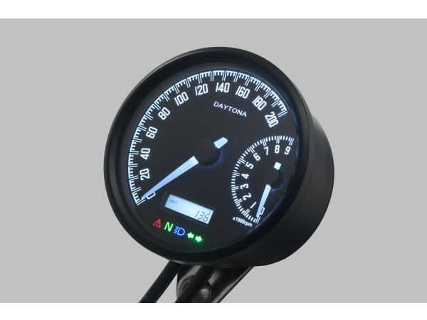 VELONA-W ELECTRICAL SPEEDOMETER (200) AND RPM (9000) bilde 1