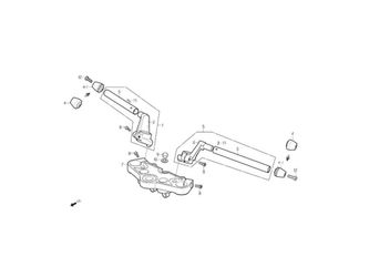 HANDLE PIPE, TOP BRIDGE