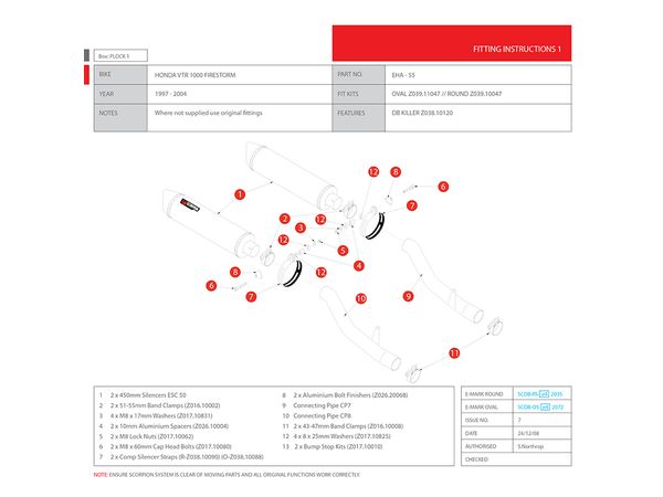 Scorpion Factory round. Rustfritt stål.Slip-On. bilde 2