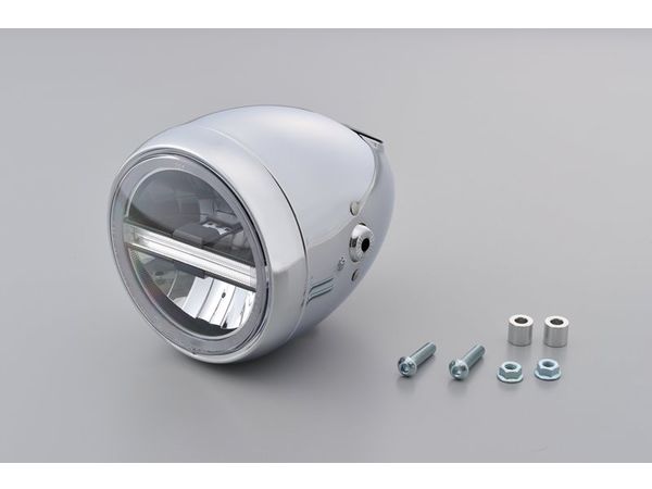 LED HEADLIGHT NEO VINTAGE  CHROME bilde 1