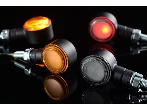 D-LIGHT SOL LED Blinklys & Baklys - Oransje glass ( 2 stk ) bilde 3