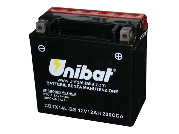 Unibat MF batt med syrebeholder(CBTX15LBS) bilde 1