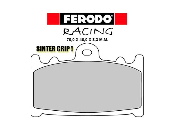 Ferodo bremsekloss Sinter Racing til 1 bremseskive bilde 1