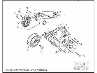 LEFT CRANKCASE COVER