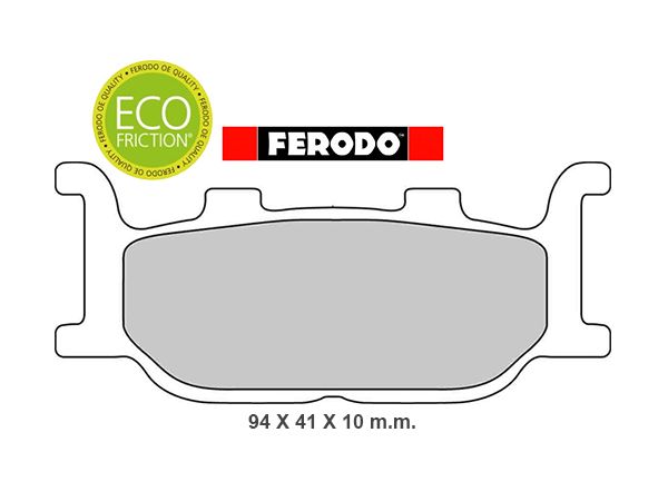 Ferodo bremsekloss sett ECO friction til 1 bremseskive. bilde 1