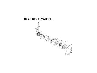 AC GEN FLYWHEEL
