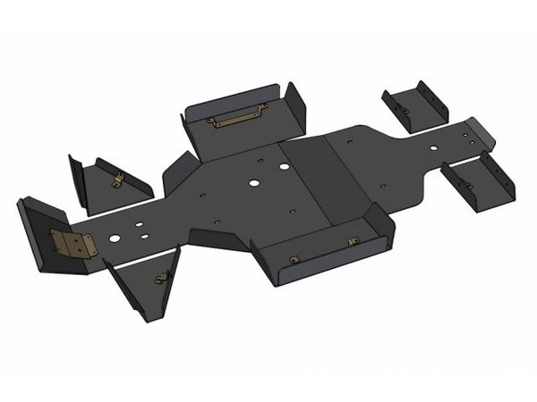 Bukskjold/Skidplate kit. Plast. Linhai bilde 1