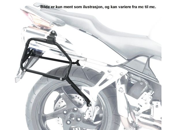 Sideveskefester i stål for Monokey vesker 650 Transalp bilde 2