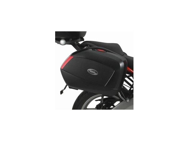 Sideveskefester plx i stål for V35/V37 vesker Kawasaki Versys 650 ## bilde 1