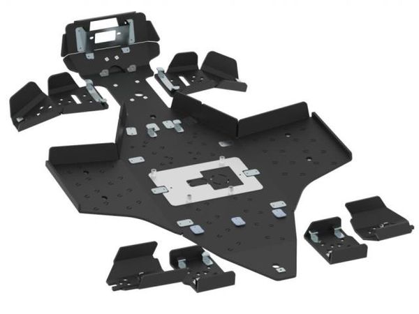 Bukskjold/Skidplate kit. Plast. Polaris bilde 2