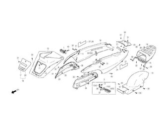 CENTER COVER, BODY COVER 2