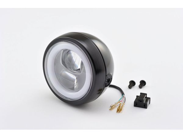 LED HEADLIGHT CAPSULE120  SIDE-MOUNT, BLACK bilde 1