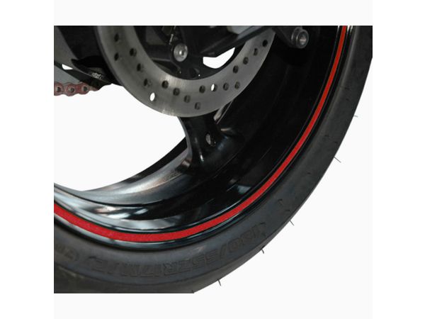 Wheel stripes m/aplikator. Red bilde 1