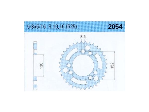 BAK DREV  2054 - 45 C bilde 1