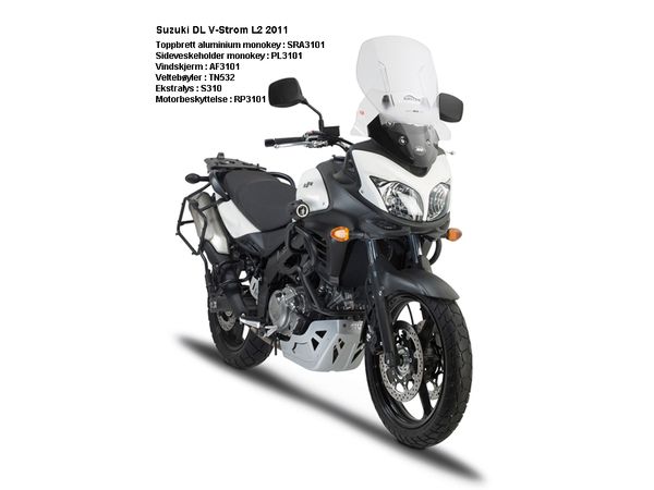 Sideveskefester i stål for Monokey vesker Suzuki DL650 V-Strom bilde 2