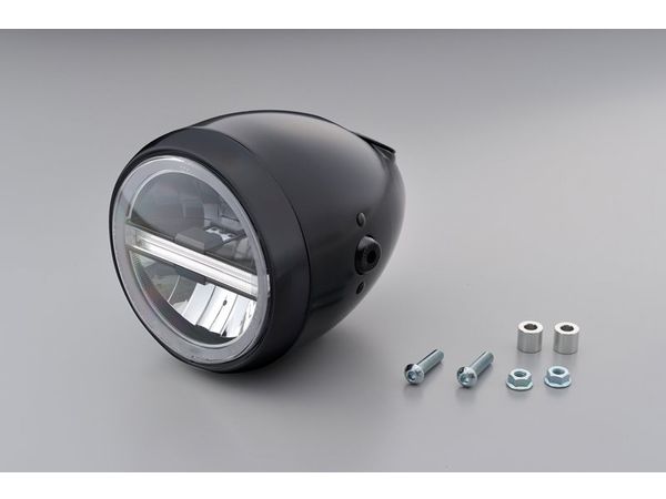 LED HEADLIGHT NEO VINTAGE  BLACK bilde 1