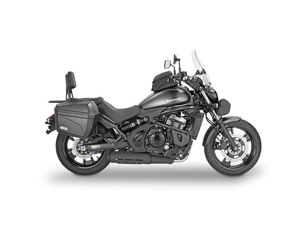 Sideveskefester i stål for monokey vesker Kawasaki Vulcan S bilde 2