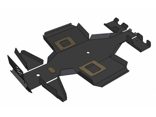 Bukskjold/Skidplate kit. Plast. Polaris bilde 1