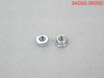 NUT, FLANGE 6MM (ryddepris)