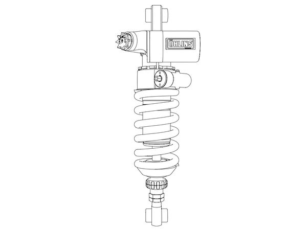 Demper Øhlins BMW R nineT 2021-2023 Bak STX 46 Street bilde 2