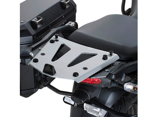 Givi bagasjebrett monokey i børstet aluminium Kawasaki Versys bilde 1