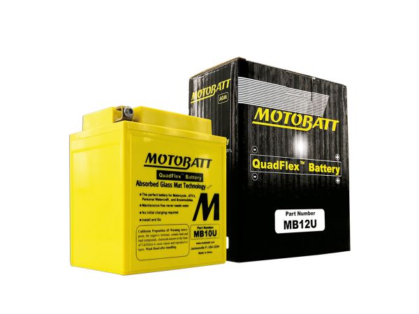 Bateria MOTOBATT MB9U (= YB7-A/12N7-4A, og mange flere) bilde 1