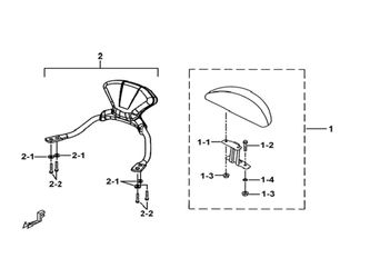 SEAT ASSY., BACK(OPTION)