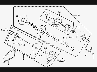 DRIVEN PULLEY, MOVABLE DRIVE FACE(FOR 000765 AND U